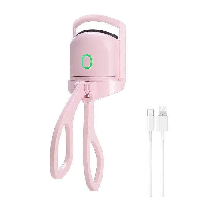 Electric Eyelash Curler USB Charging Model Fast Heating Portable Eye Lash Perm Shaping and Lasting Curling Thermal Eyelash Clip - Biasworlds