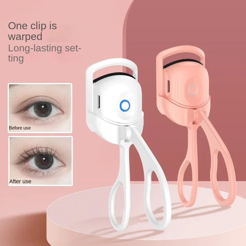 Electric Eyelash Curler USB Charging Model Fast Heating Portable Eye Lash Perm Shaping and Lasting Curling Thermal Eyelash Clip - Biasworlds